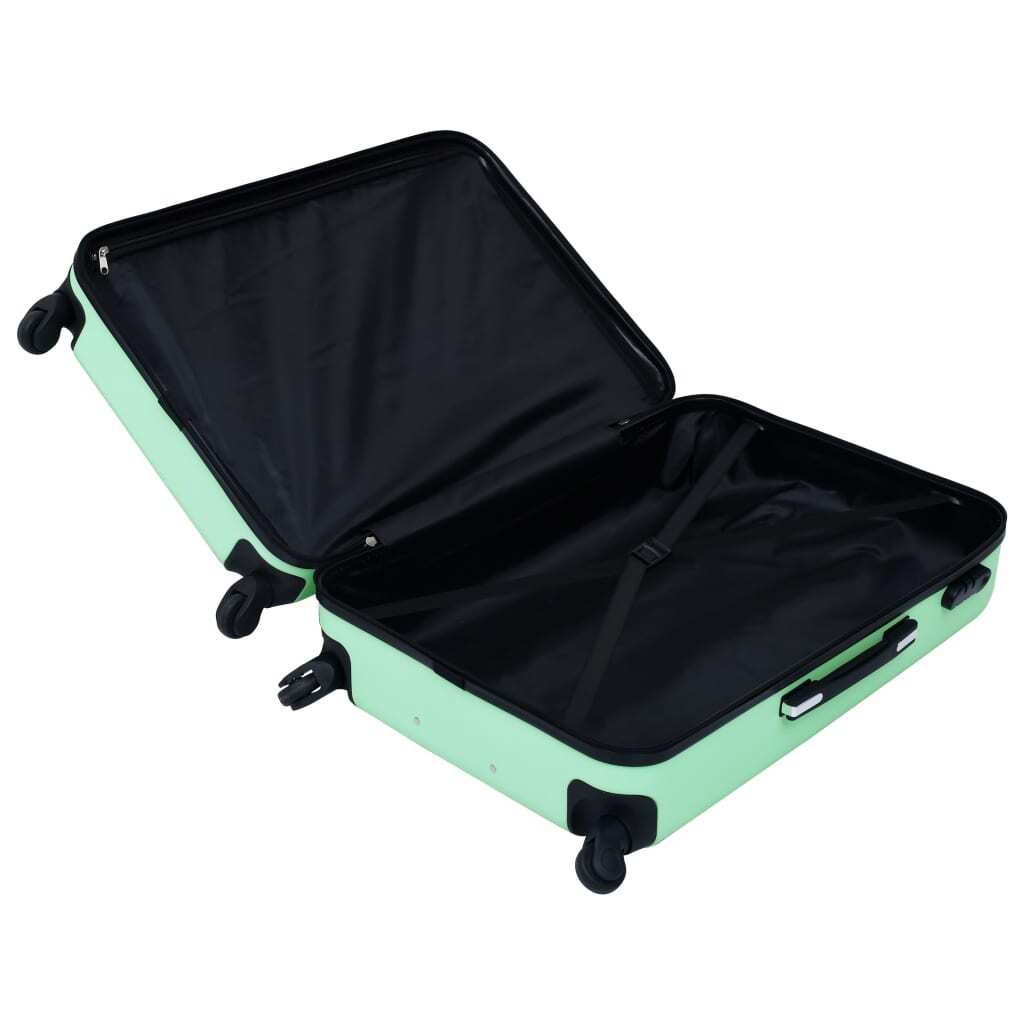 vidaXL Hardcase Trolley Set 2 pcs Mint ABS | Durable Travel Luggage - My Web Bazaar