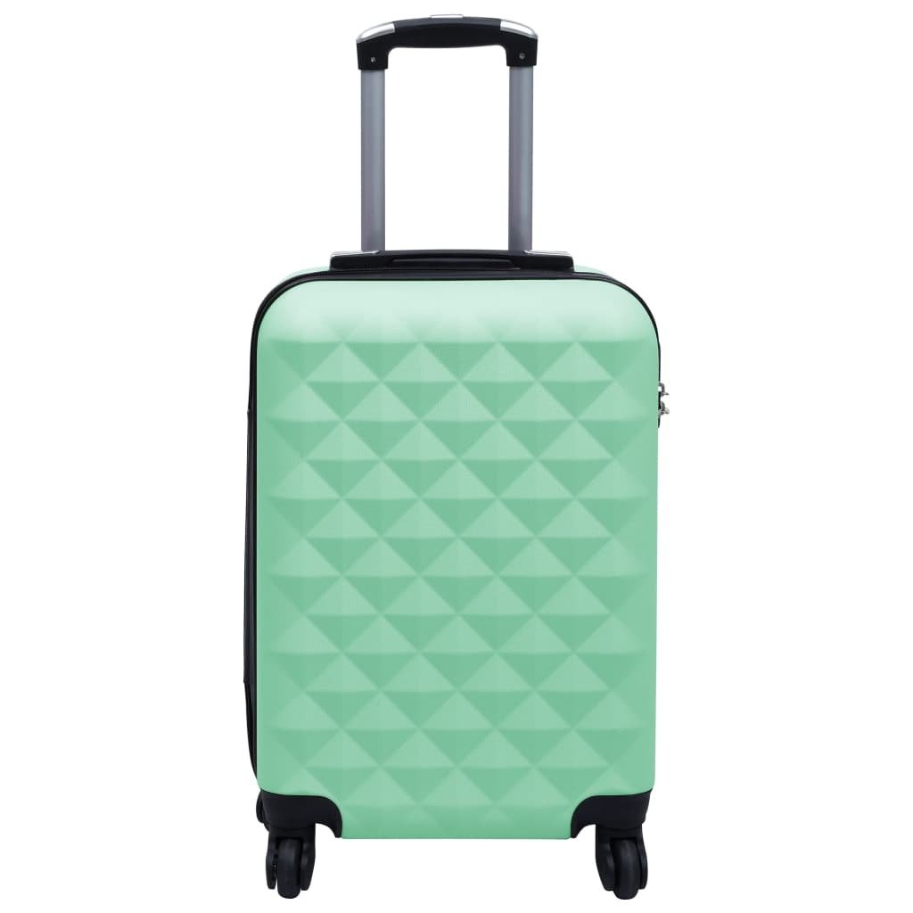 vidaXL Hardcase Trolley Set 2 pcs Mint ABS | Durable Travel Luggage - My Web Bazaar