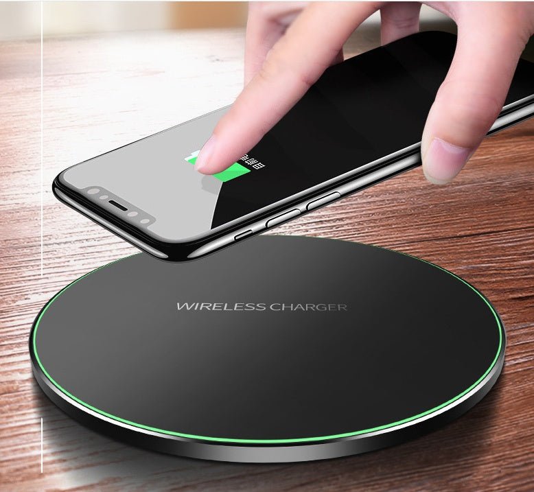 Wireless Charger For I - Phone Fast Wireless Charging Pad For Sam - sung High Speed - My Web Bazaar