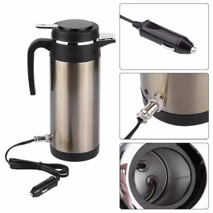 1200 ML Portable Water Heater | Fast Boiling Car Kettle - My Web Bazaar