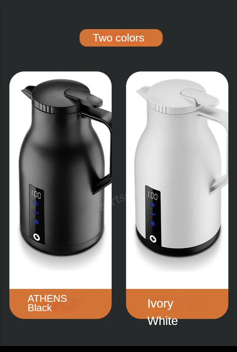 12V/24V 1000ML Car Electric Kettle | Digital Display Convenience - My Web Bazaar
