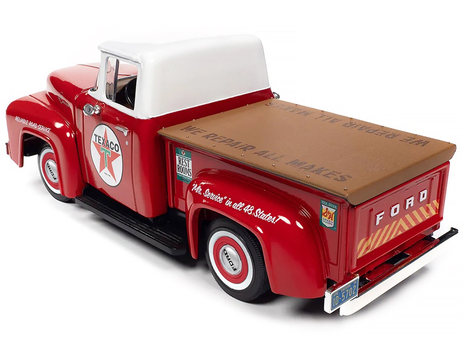 1956 Ford F - 100 Diecast Model | Texaco Vintage Truck Display - My Web Bazaar