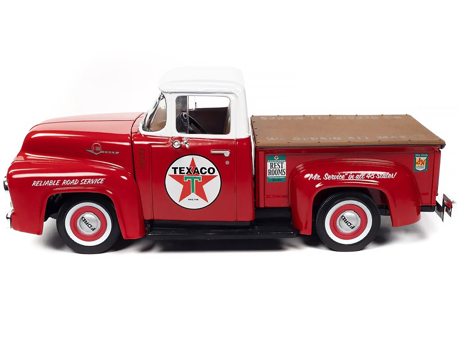 1956 Ford F - 100 Diecast Model | Texaco Vintage Truck Display - My Web Bazaar