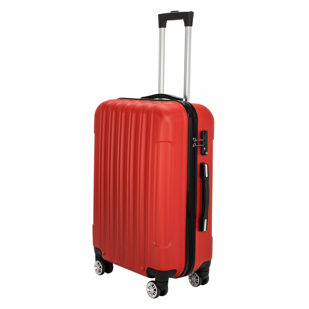 3 - in - 1 Multifunctional Red Luggage Set | Large Capacity Travel - My Web Bazaar