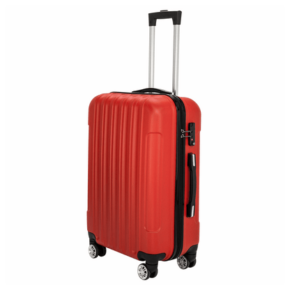 3 - in - 1 Multifunctional Red Luggage Set | Large Capacity Travel - My Web Bazaar