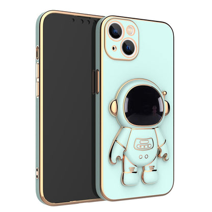 3D Astronaut Phone Case Anti - Drop Electroplating Bracket - My Web Bazaar