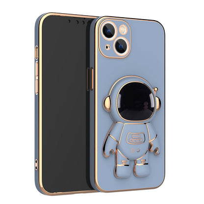 3D Astronaut Phone Case Anti - Drop Electroplating Bracket - My Web Bazaar