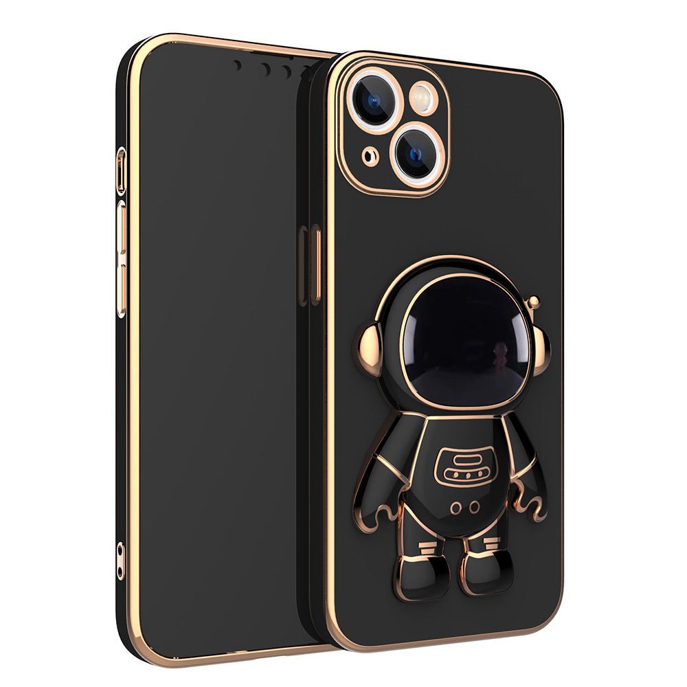 3D Astronaut Phone Case Anti - Drop Electroplating Bracket - My Web Bazaar
