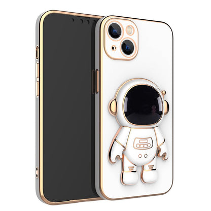 3D Astronaut Phone Case Anti - Drop Electroplating Bracket - My Web Bazaar