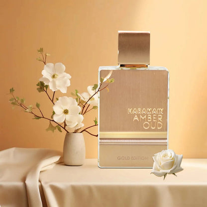 Al Haramain Amber Oud Gold Edition Eau de Parfum – Long - Lasting Unisex Fragrance, Amber Vanilla Scent (2.0oz) - My Web Bazaar