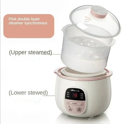 Baby Porridge Pot Stewpan | Ceramic Slow Cooker for Healthy Meals - My Web Bazaar
