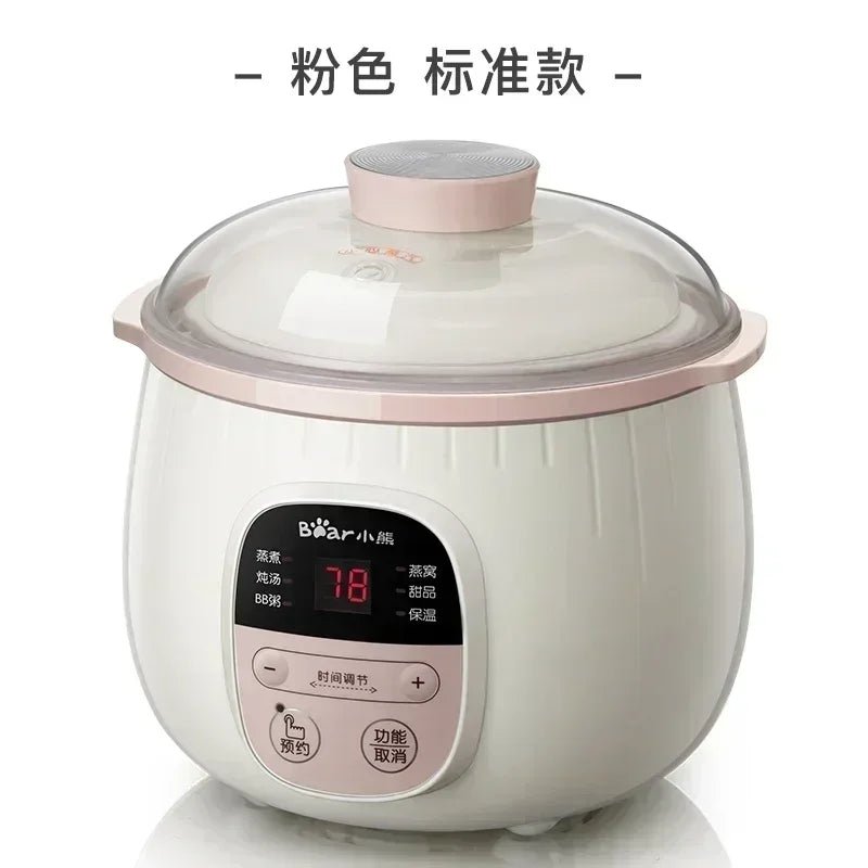 Baby Porridge Pot Stewpan | Ceramic Slow Cooker for Healthy Meals - My Web Bazaar