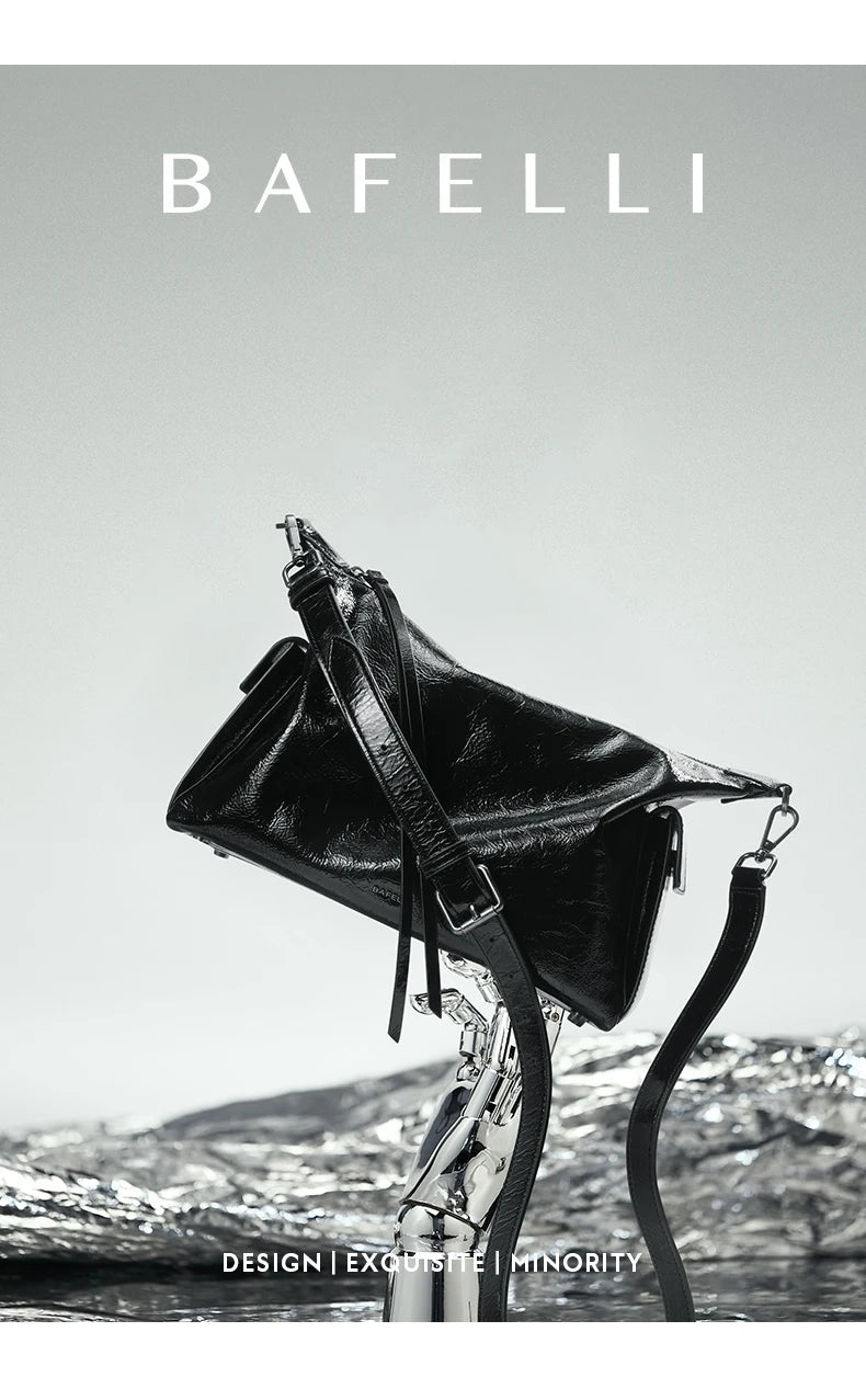 BAFELLI 2025 Casual Tote | Unisex Genuine Leather Bag - My Web Bazaar