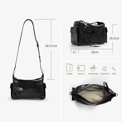 BAFELLI 2025 Casual Tote | Unisex Genuine Leather Bag - My Web Bazaar
