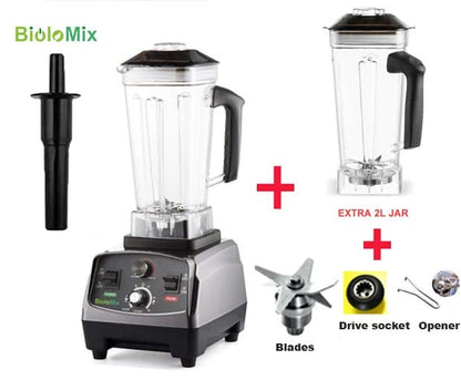 BioloMix 3HP 2200W Blender | Heavy Duty Juicer for Smoothies - My Web Bazaar