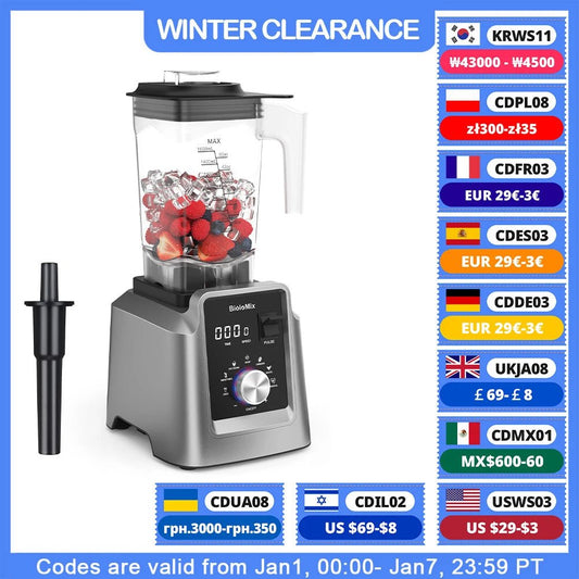 BioloMix Digital Blender | 2L BPA Free for Smoothies and Juices - My Web Bazaar