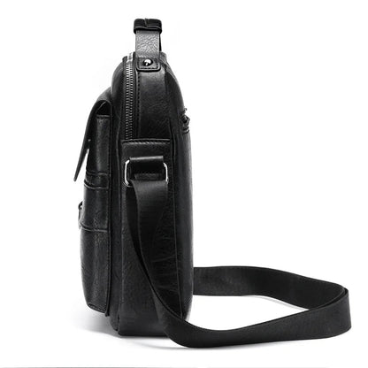 Brand Men Shoulder Bag for 9.7" iPad PU Leather Flaps Crossbody Bag - My Web Bazaar