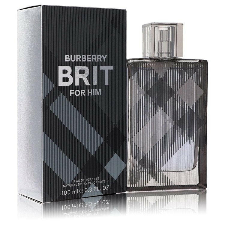 Burberry Brit Eau De Toilette Spray 3.4 oz | Classic Men's Fragrance - My Web Bazaar