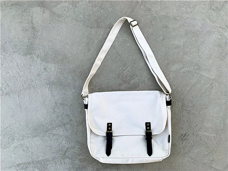 Causal Men‘s Bag Flap Buckle Shoulder Men Bag Japanese Teenager School Sling Man Streetwear Men Travel Cross Bags for Men - My Web Bazaar