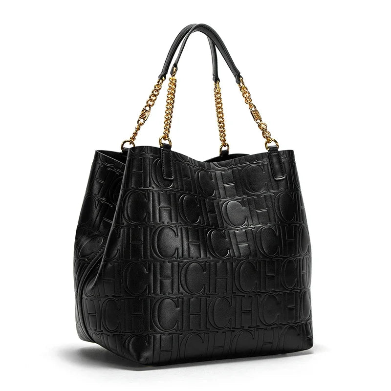 CH Superior Solid Colour Tote Bag | Versatile Large Capacity - My Web Bazaar