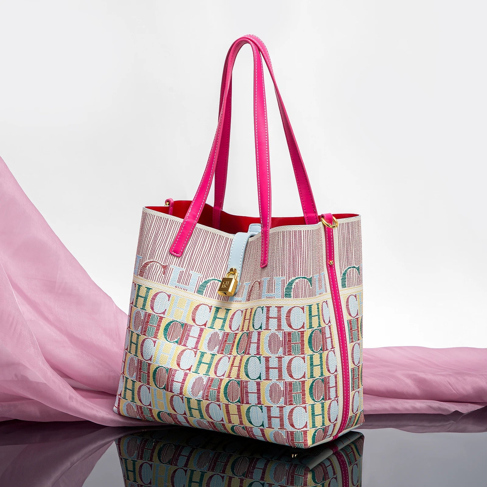CHCH Women's Tote Bag Pink | Large Capacity for Moms - My Web Bazaar