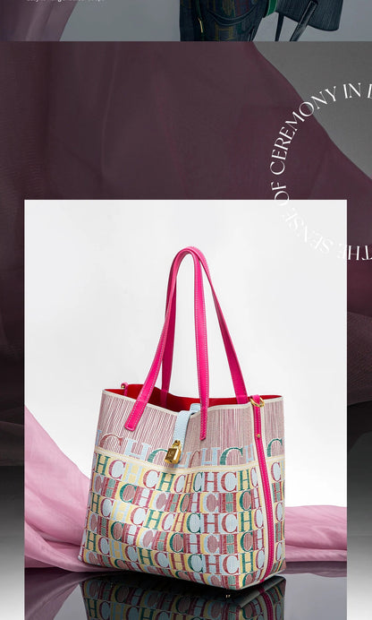CHCH Women's Tote Bag Pink | Large Capacity for Moms - My Web Bazaar