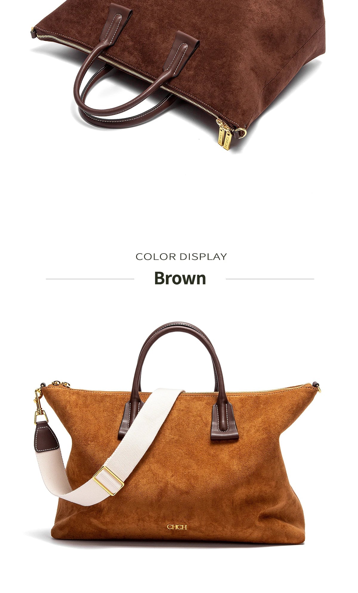 CHCH Women's Vintage Tote Bag | Large Capacity Crossbody Bag - My Web Bazaar