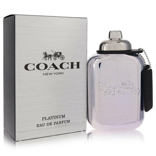 Coach Platinum Eau De Parfum Spray 3.3 oz | Bold Men's Fragrance - My Web Bazaar