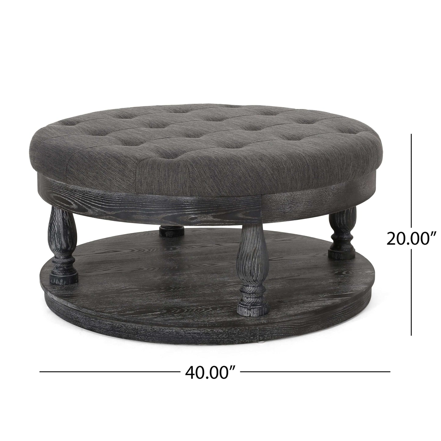 Contemporary Upholstered Ottoman | Stylish Comfort for Homes - My Web Bazaar