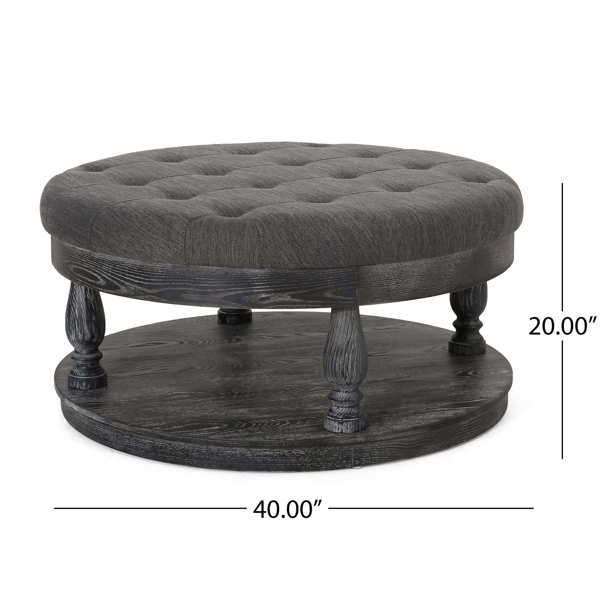 Contemporary Upholstered Ottoman | Stylish Comfort for Homes - My Web Bazaar