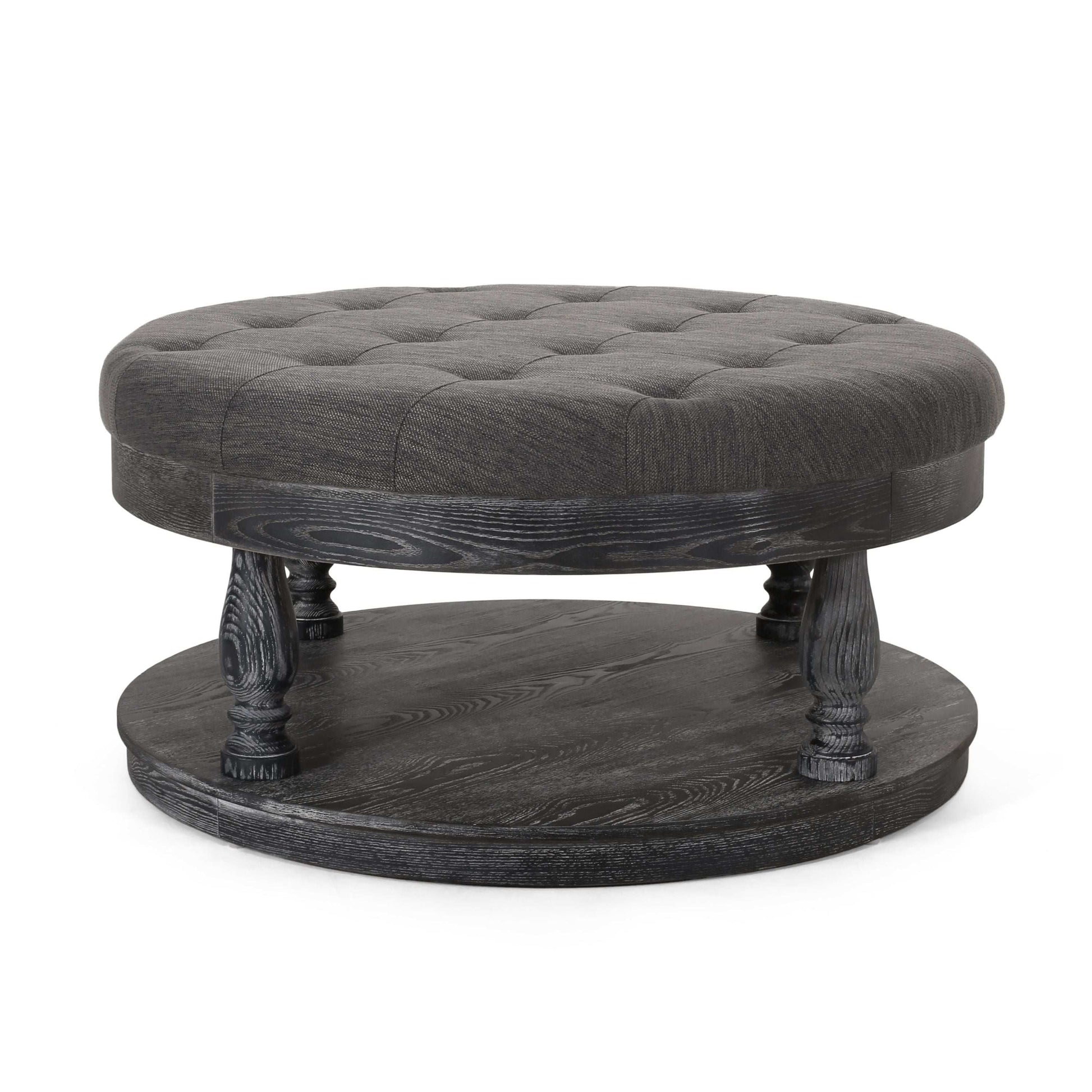 Contemporary Upholstered Ottoman | Stylish Comfort for Homes - My Web Bazaar