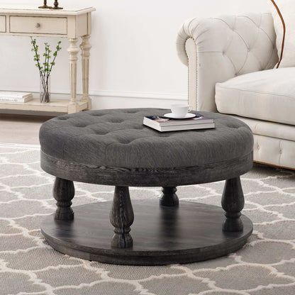Contemporary Upholstered Ottoman | Stylish Comfort for Homes - My Web Bazaar