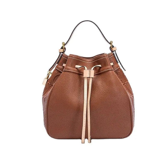 Drawstring Mouth Design Bucket Bag | Chic Crossbody for Parties - My Web Bazaar
