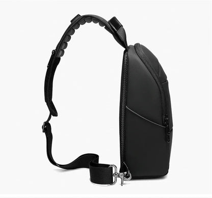EURCOOL Messenger Bag for Men 9.7” iPad Chest Pocket Crossbody Waterproof Multi - Function Shoulder n1910 - My Web Bazaar