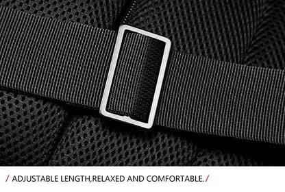 EURCOOL Messenger Bag for Men 9.7” iPad Chest Pocket Crossbody Waterproof Multi - Function Shoulder n1910 - My Web Bazaar