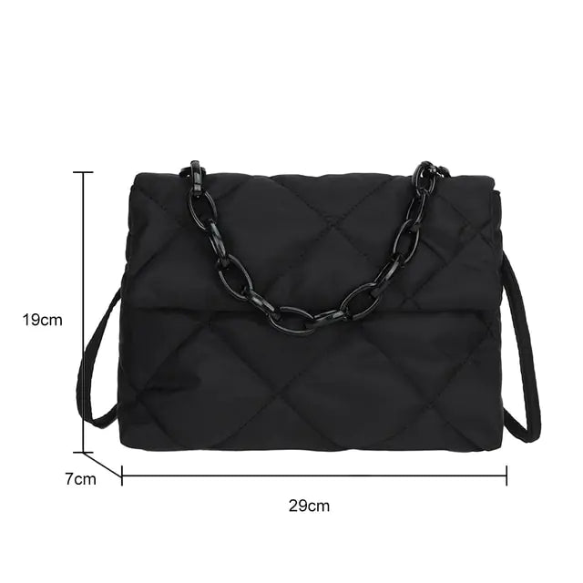 Fashion Large Tote Padded Handbag | Quilted Designer Bag for Women – Winter Collection - My Web Bazaar