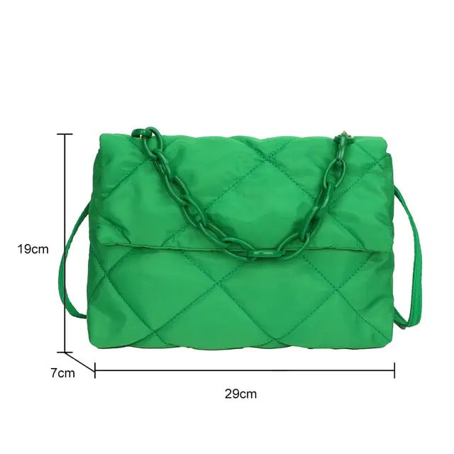 Fashion Large Tote Padded Handbag | Quilted Designer Bag for Women – Winter Collection - My Web Bazaar