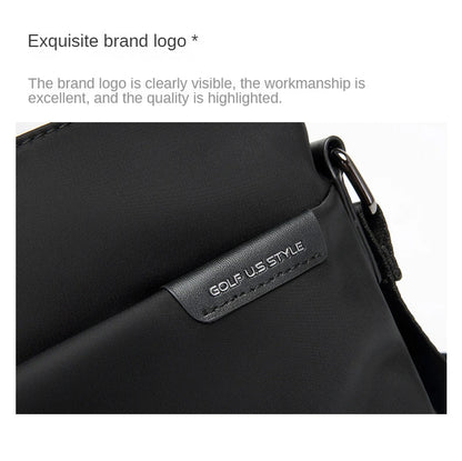 Golf Shoulder Bag Man 2024 New Style Men’s Cross - Body Bag Fashion Canvas Messenger Bag Small Leisure Sports Bag - My Web Bazaar