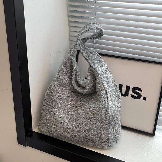 INS Wind Plush Tote | Large - Volume One - Shoulder Bag - My Web Bazaar