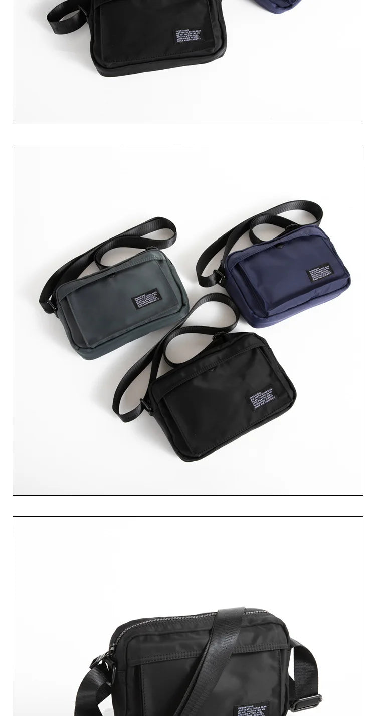 Japanese Nylon Travel Shoulder Man Bag Streetwear Style - My Web Bazaar