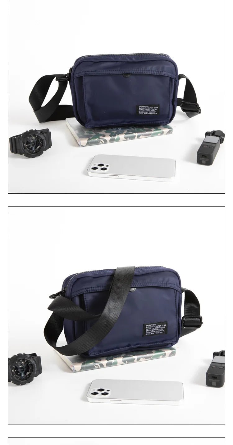 Japanese Nylon Travel Shoulder Man Bag Streetwear Style - My Web Bazaar