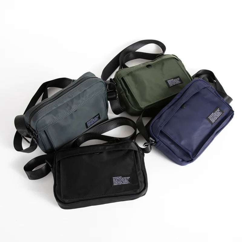 Japanese Nylon Travel Shoulder Man Bag Streetwear Style - My Web Bazaar