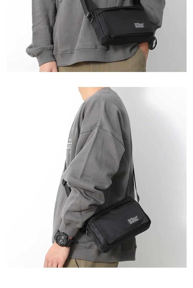 Japanese Nylon Travel Shoulder Man Bag Streetwear Style - My Web Bazaar