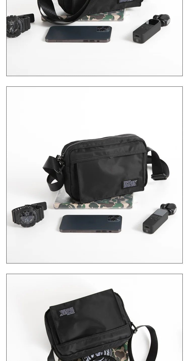 Japanese Nylon Travel Shoulder Man Bag Streetwear Style - My Web Bazaar