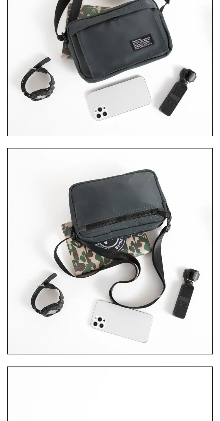 Japanese Nylon Travel Shoulder Man Bag Streetwear Style - My Web Bazaar