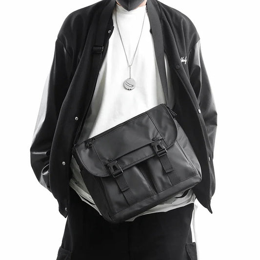 Japanese Nylon Travel Shoulder Man Bag Streetwear Style - My Web Bazaar