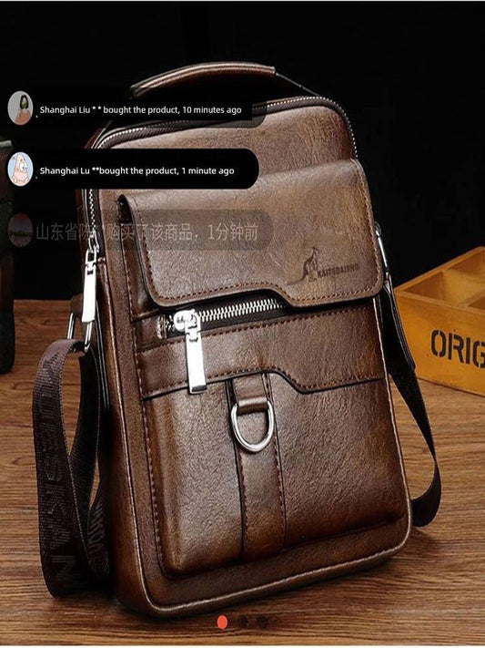 Kangaroo German Pilot Multifunctional Men's Bag - Stylish & Durable - My Web Bazaar