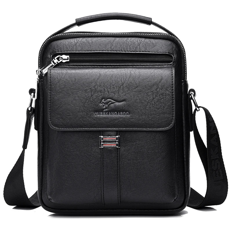 Kangaroo Luxury Brand Men's Shoulder Bag Vintage Messenger Bag Leather Handbag Split Leather Crossbody Bags For Men 2020 New - My Web Bazaar
