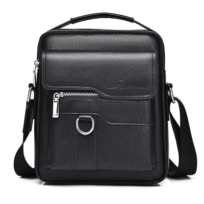 Luxury Brand Vintage Messenger Men Leather Shoulder Small Crossbody Bag Male Side Bag Office Business Handbag - My Web Bazaar