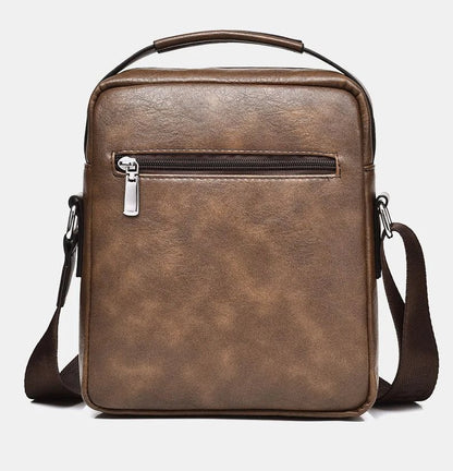 Luxury Brand Vintage Messenger Men Leather Shoulder Small Crossbody Bag Male Side Bag Office Business Handbag - My Web Bazaar